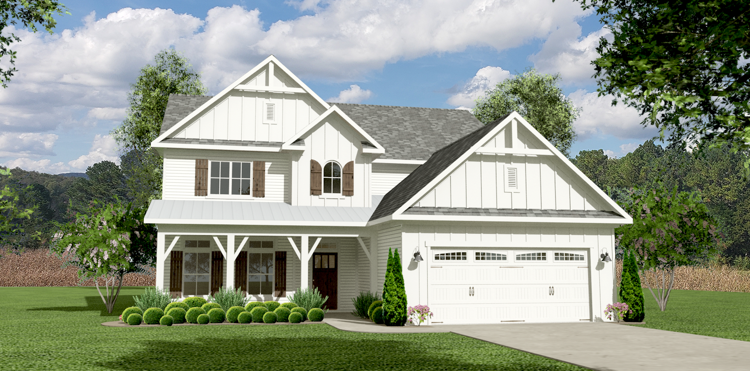 Elevation D. New Home in Meridianville, AL