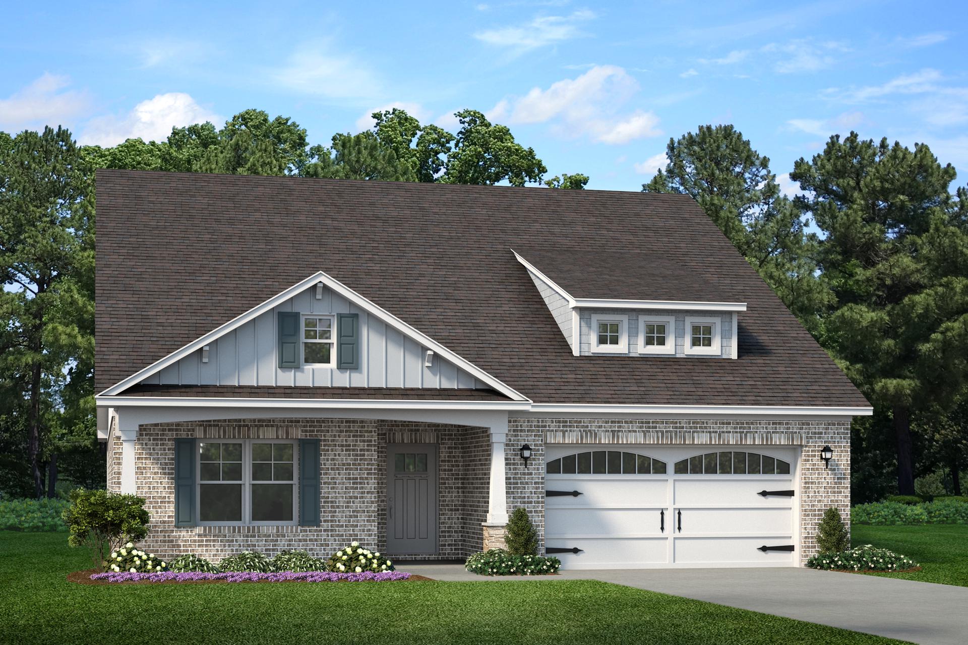 Elevation D. 2,407sf New Home in Meridianville, AL