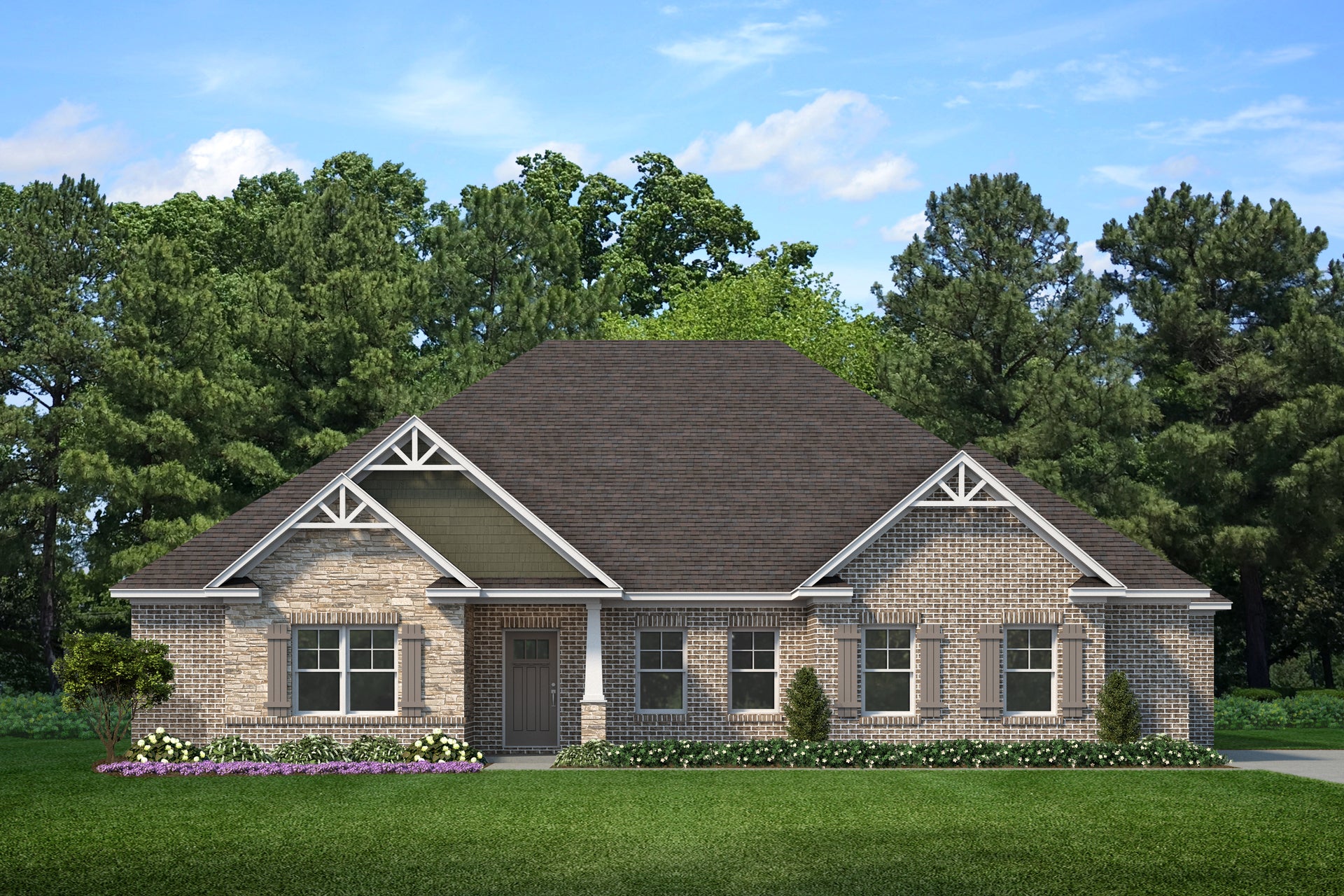 Elevation A. 4br New Home in Athens, AL