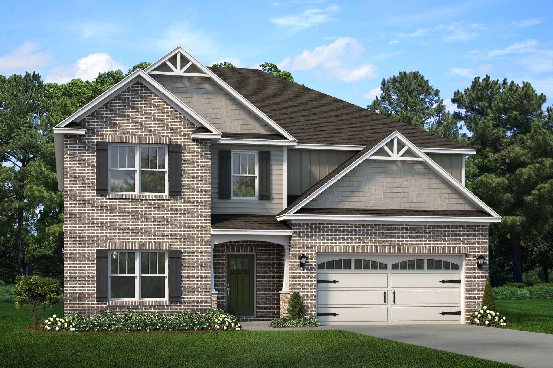 Elevation A. 5br New Home in Meridianville, AL